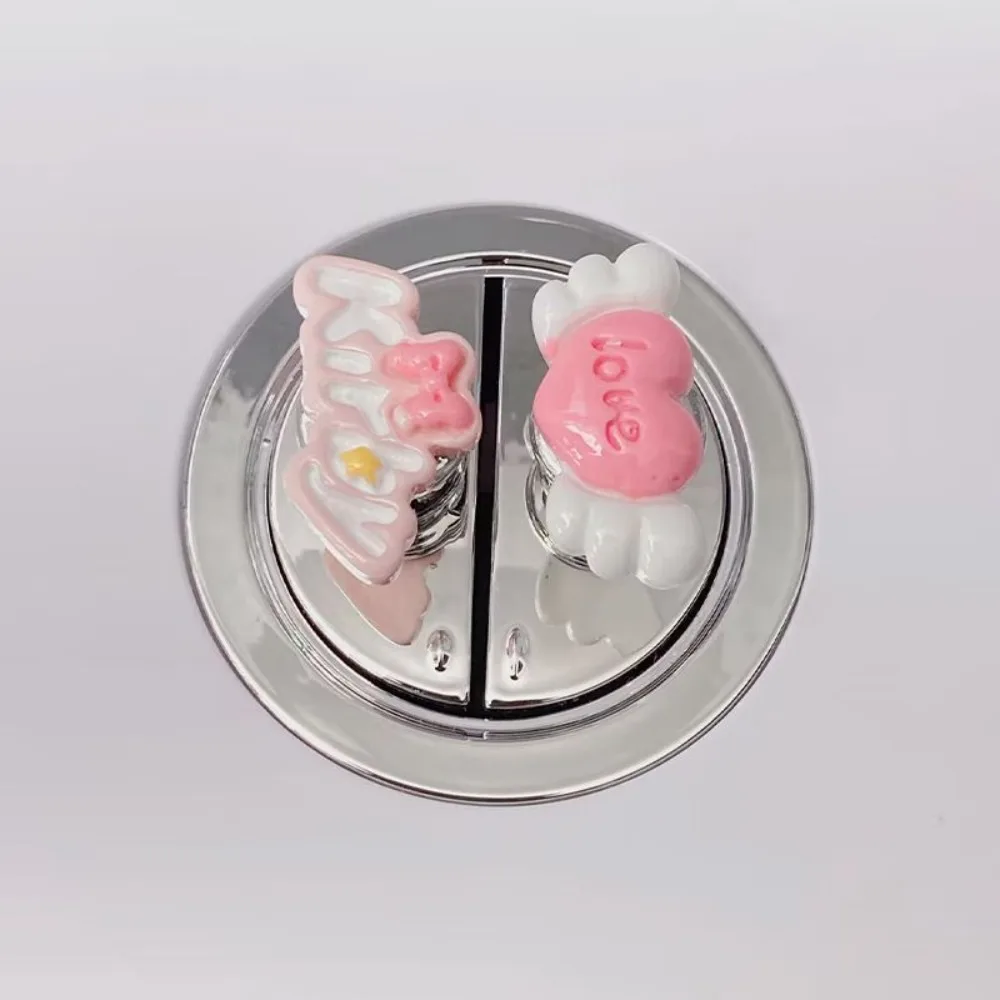 Uroczy przycisk spłuczki do toalety w kształcie Kirby, kreatywny uchwyt na pokrywę, prezent