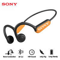 SONY Bone Conductive Wireless Earphones Bluetooth 5.2 Open Headphones Sports Headset Waterproof Earhooks Headworn Loop