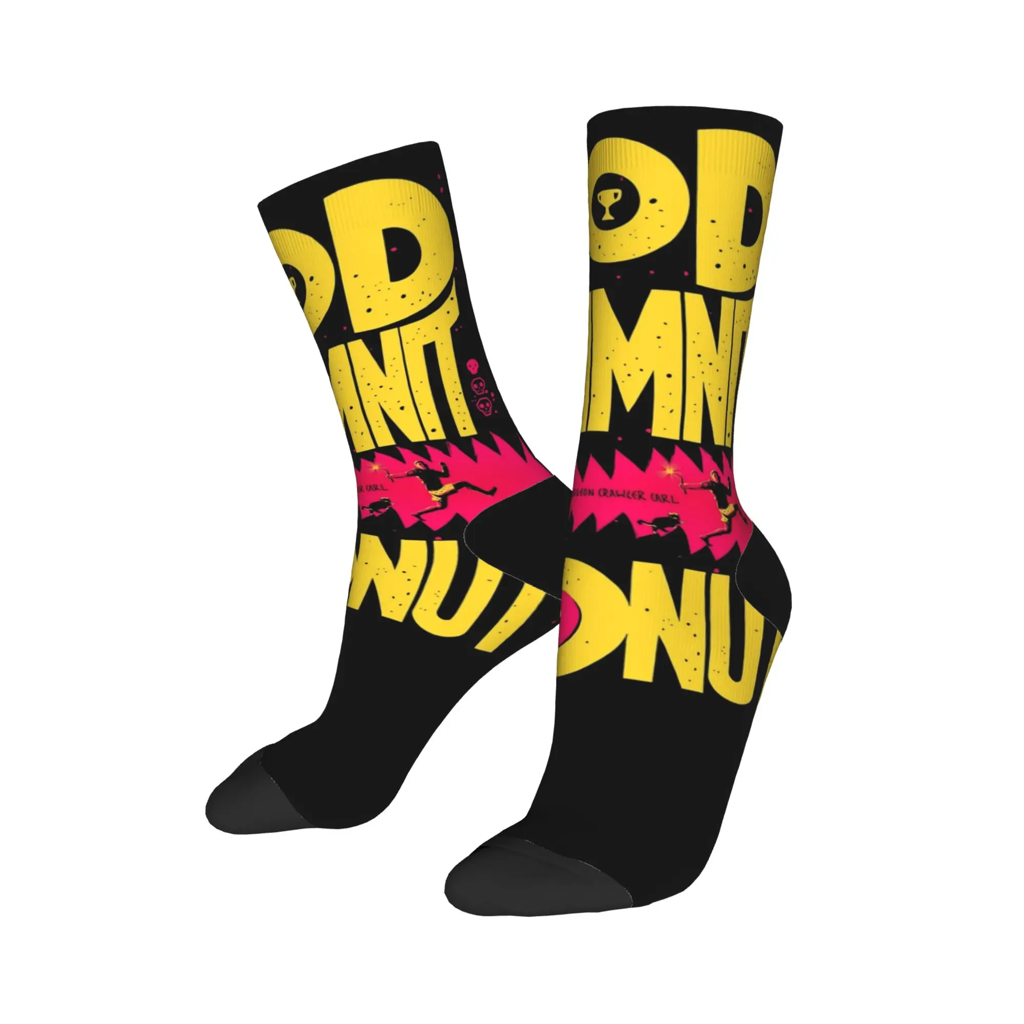 Winter Warm Crazy Design Unisex Dungeon Crawler Carl Socks  Sweat Absorbing Football Socks