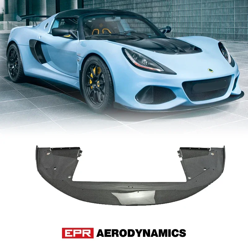 For Lotus Exige S3 EPA Style Front Splitter Carbon Fiber Front Splitter Glossy Finish Bumper Lip Under Panel Kit Tuning Trim