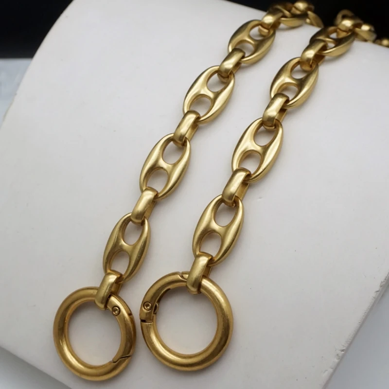 High Quality Purse Chain Strap Zinc Alloy Shoulder Handbag Strap Replacement Handle Chain Metal Chunky Bag Chain Strap