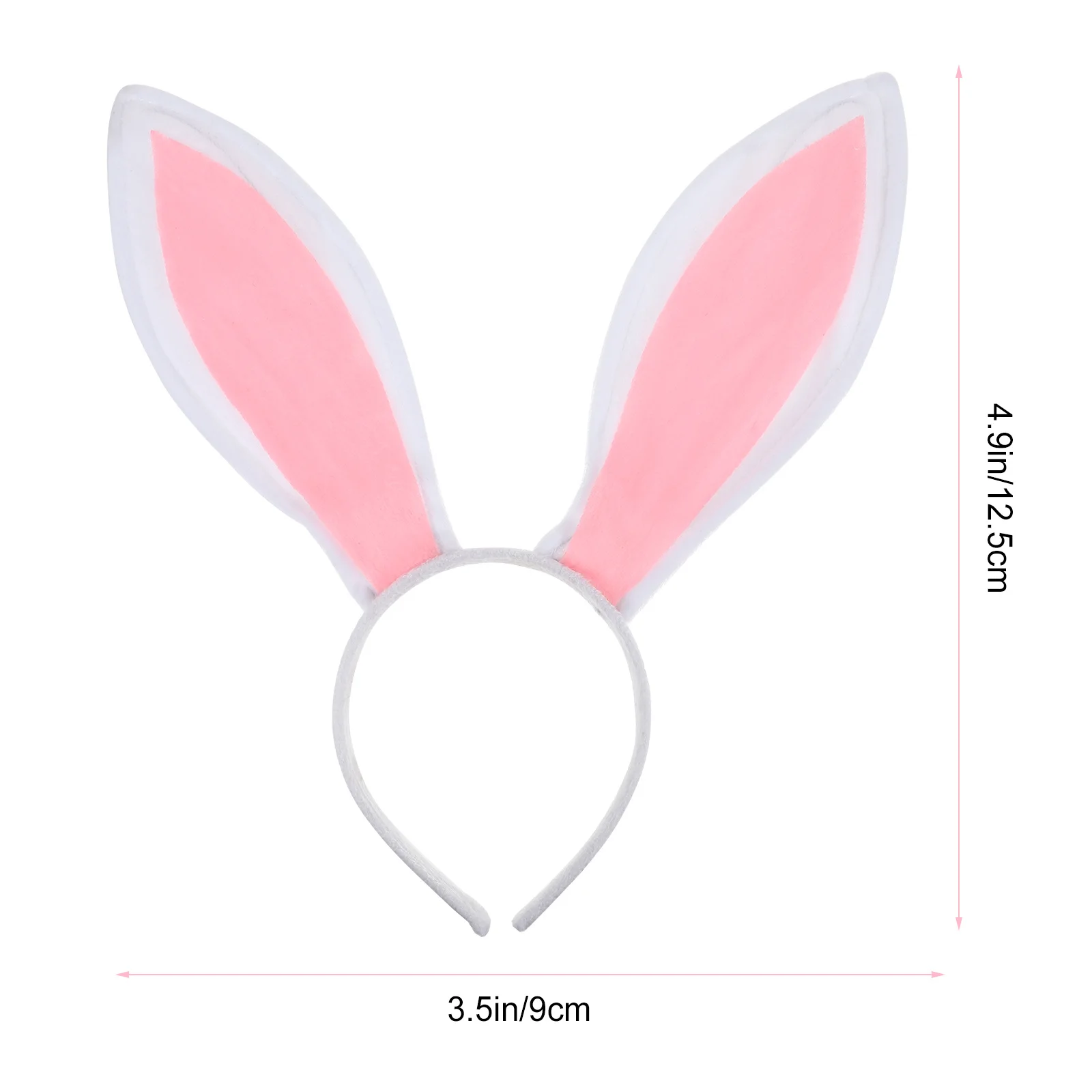 3pcs Rabbit Ear Set Bunny Headdress Cosplay Hair Hoop Easter Masquerade Kids Rabbit Ear Headdress Accessories