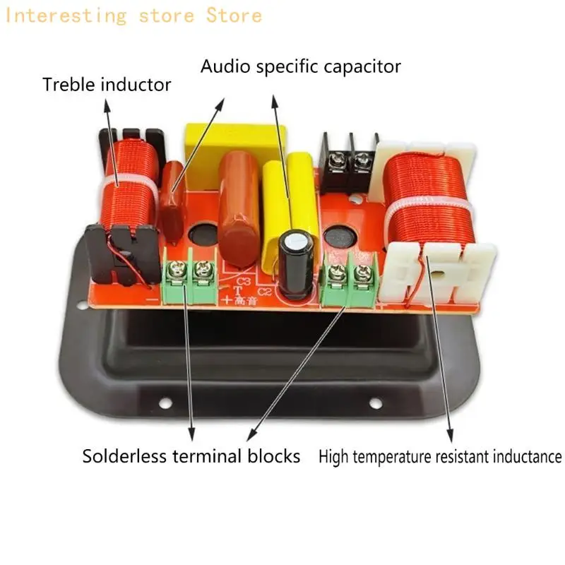 350 W, verstellbarer Multi-Lautsprecher, Höhen/Bass, 2 Einheiten, Audio-Frequenzteiler, 2-Wege, 55 KC – Detail 5