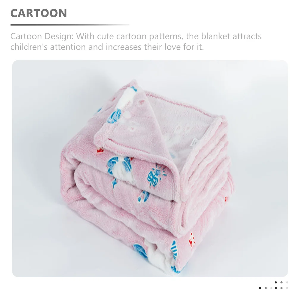 Kocyk dla niemowląt z miękkiego flanelu, idealny rozmiar do przedszkola, domu, podróży, ciepły kocyk dla malucha.