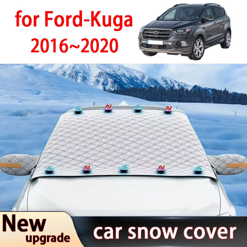

for Ford KugaC520 2016~2020 Car Snow Shield Shade Outdoor Winter Front Windshield Window Freeze Frost Cover Sunshade Accessories