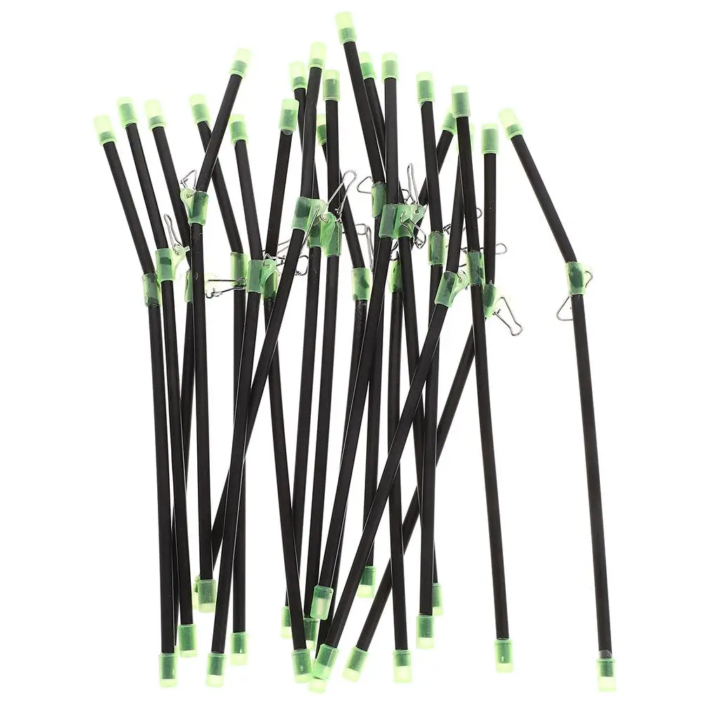 20 Pcs Anti-tangle Durable ABS Swivel Fishing Accessory Saltwater Freshwater Teasers Trolling Tubes Slip Hooks