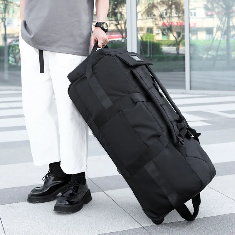 78L Ski Bag Men's Double Shoulder Large Capacity Equipment Storage Bag Travel Bag Enlarged Backpack Multifunctional Handheld