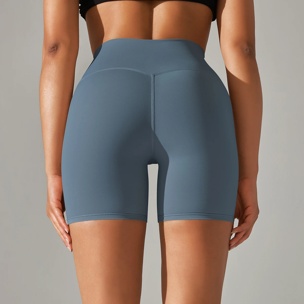 Frauen Yoga Legging Shorts Schnell Trocknend Radfahren Workout Gym Shorts Squat Proof Hohe Taille Fitness Engen Shorts Sport Kurze – Detail 18