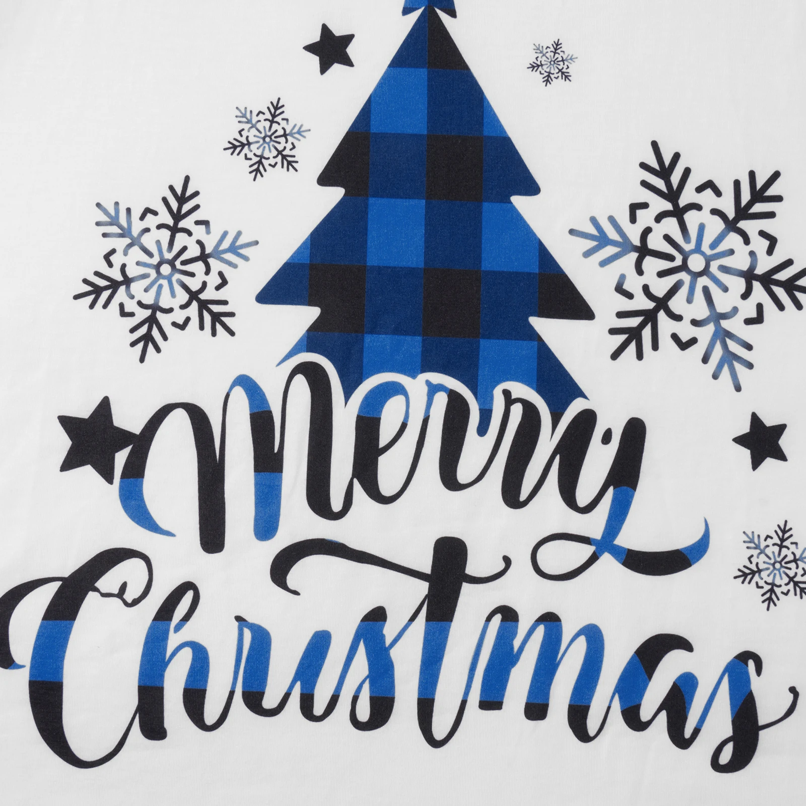 بيجامة عيد الميلاد المتطابقة للعائلة، ملابس علوية بأكمام طويلة مطبوعة بشجرة عيد الميلاد + بنطلون منقوش ملابس نوم #6