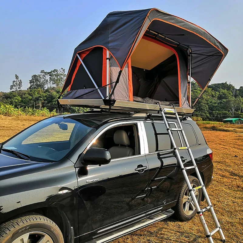 Auto travel roof tent fully automatic quick open soft top vehicle mounted tent outdoor folding self driving travel equipment