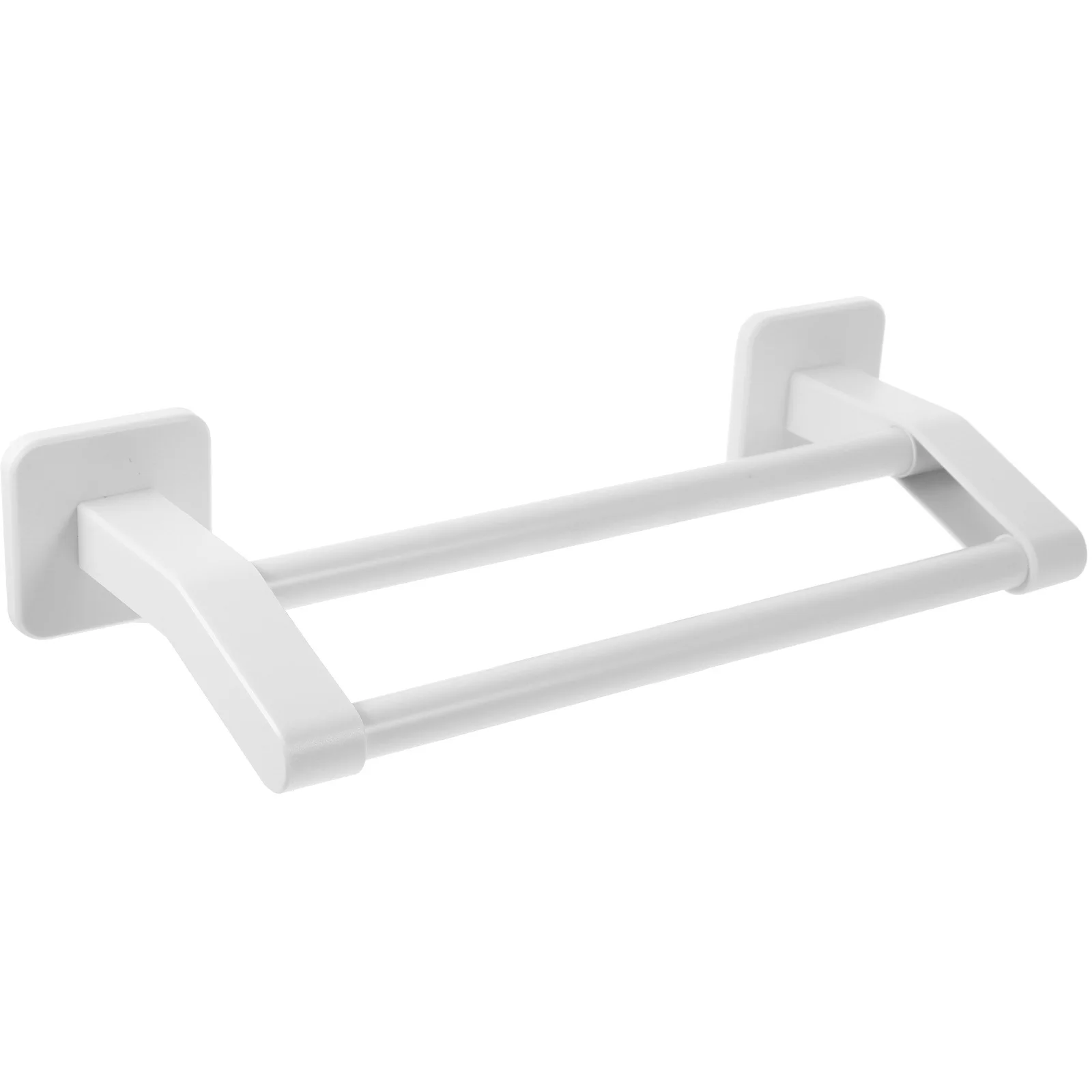 

Punch Free Bathroom Towel Holder Space Aluminum ABS Wall Mounted Towel Rack Quick Dry Bathroom Kitchen Shower Organizer