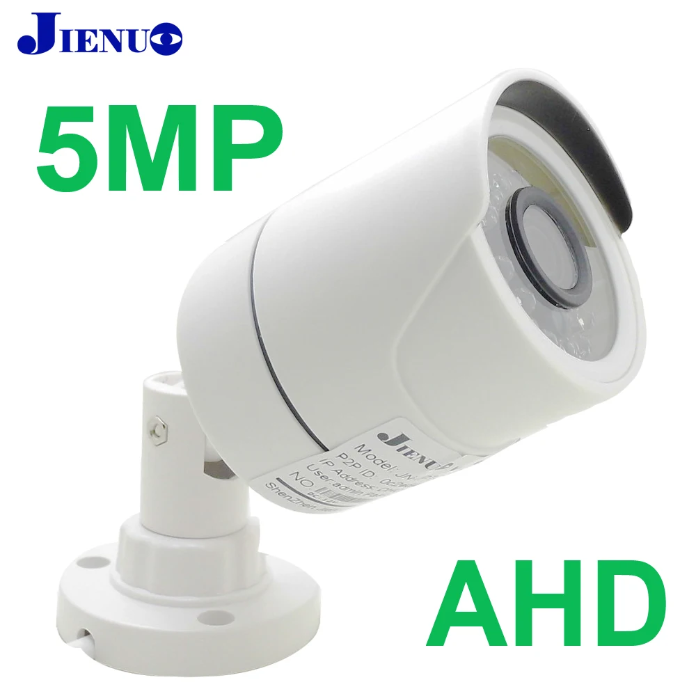 JIENUO AHD Camera 720P 1080P 4MP 5MP HD Security Surveillance High Definition Outdoor Waterproof CCTV Infrared Night Vision Home