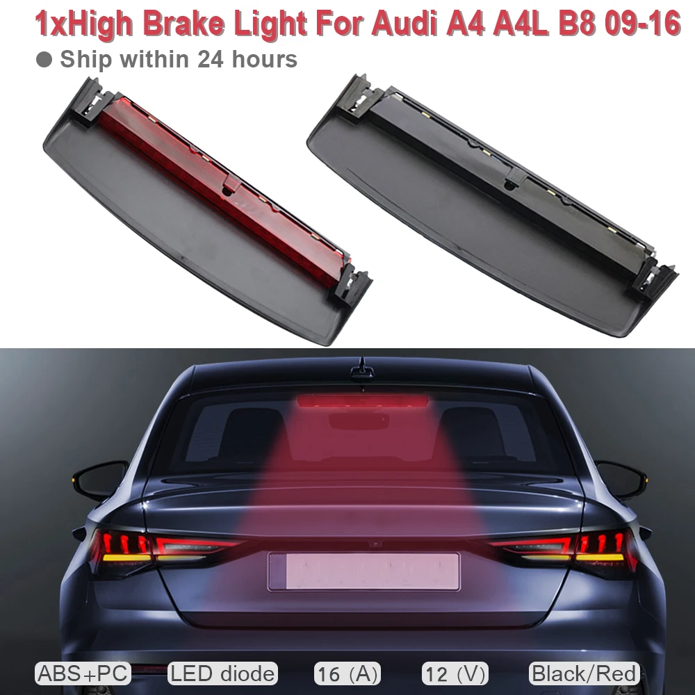 Luz de freno trasera para Audi a4 b8, luz de freno Led Central, accesorios de ajuste para Audi A4 A4L B8 2009-2016, lámpara de parada alta