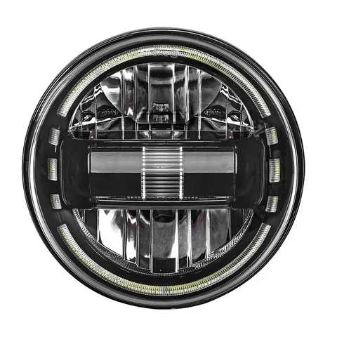 DOT E-mark E24 для Jeep Wrangler 7-дюймовые светодиодные фары с Halo DRL для 2007-2018 Jeep JK/JKU, 1997-2006 TJ LJ, 76-86 CJ