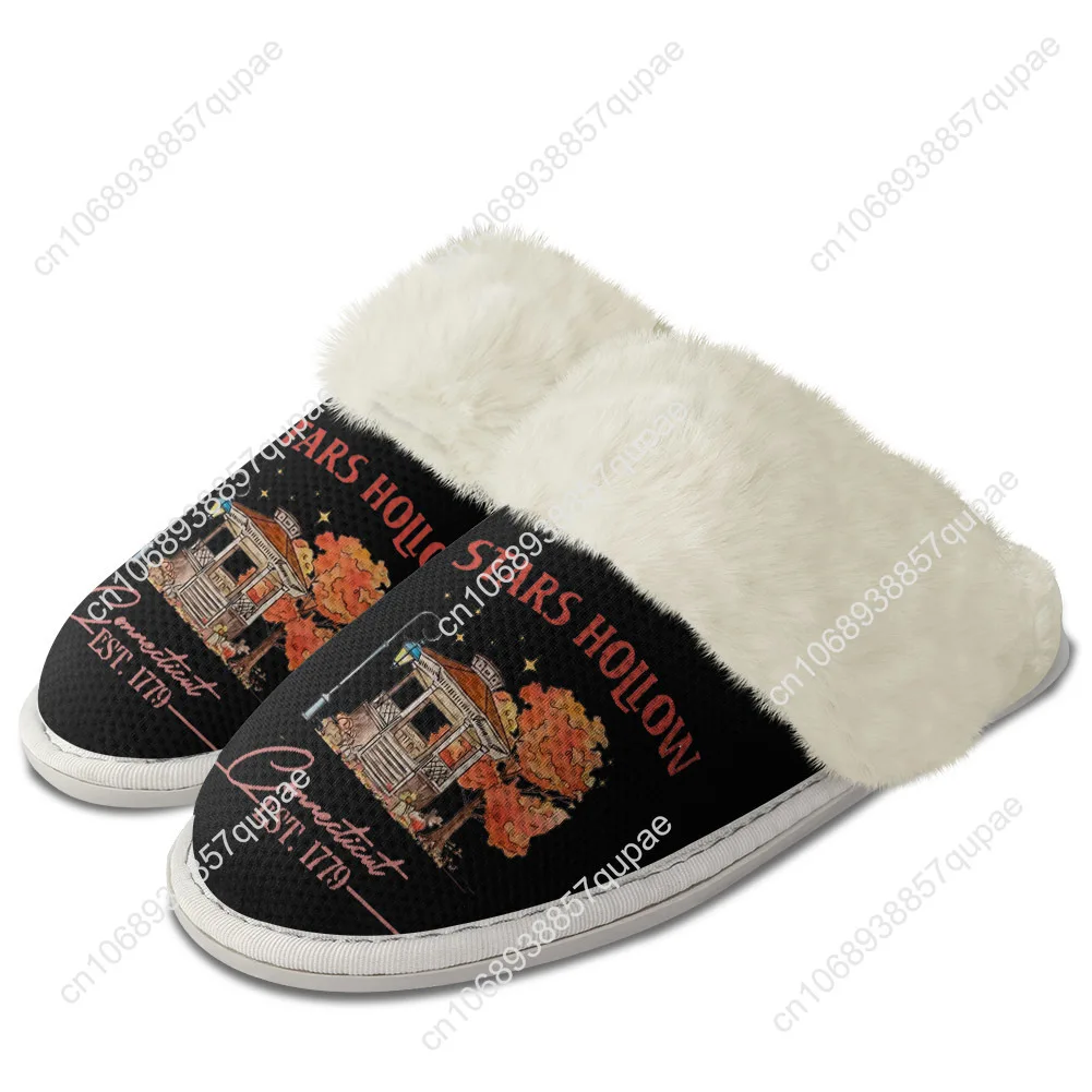Gilmore Girls Plush Slippers Keep Warm Shoe Mens Womens Home Cotton Bedroom Customized Fashion Thermal Lightweight Slipper