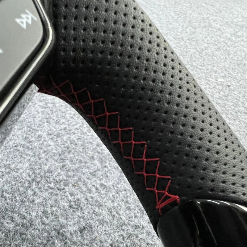 

Hot Sale Custom Piano Black Wooden Steering Wheel Luxury Sport Style Fit 2018-2022 Models Auto Upgrade Accessory