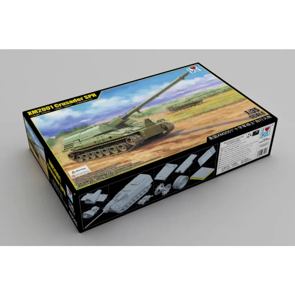i-love-kit-trumpeter-assemble-model-c1-35-xm2001-crusader-self-propelled-howitzer-tank-model-kit