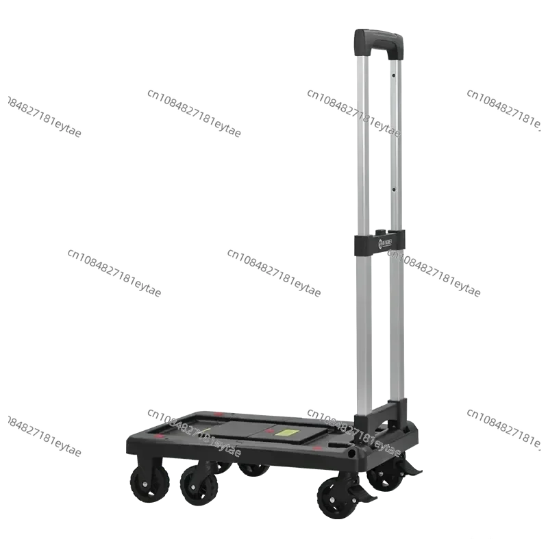 

Suitable for single silent 150kg loading folding portable plastic handcart telescopic handcart HC-2