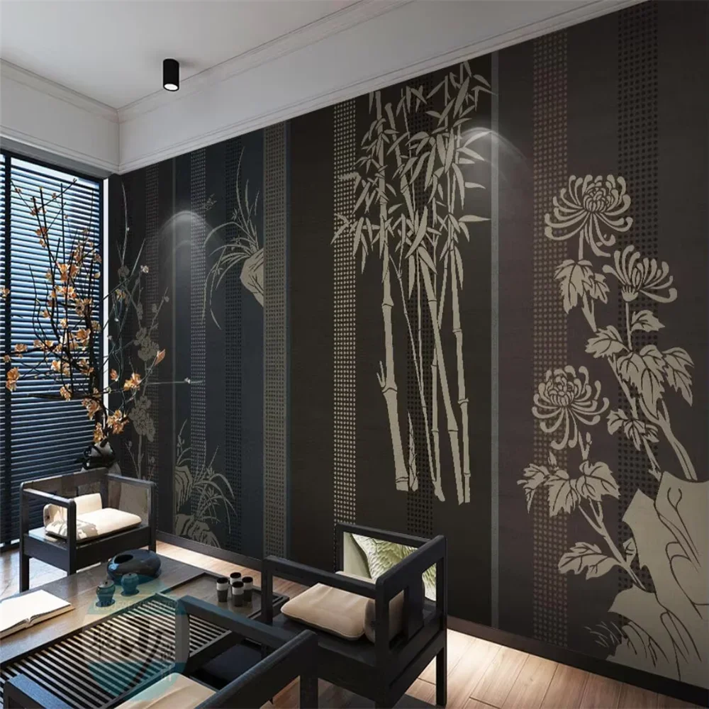 

Фотообои с изображением хризантемы на заказ, фотообои для стен, настенные панно для гостиной, декор для дома, 3D-наклейки с рисунком