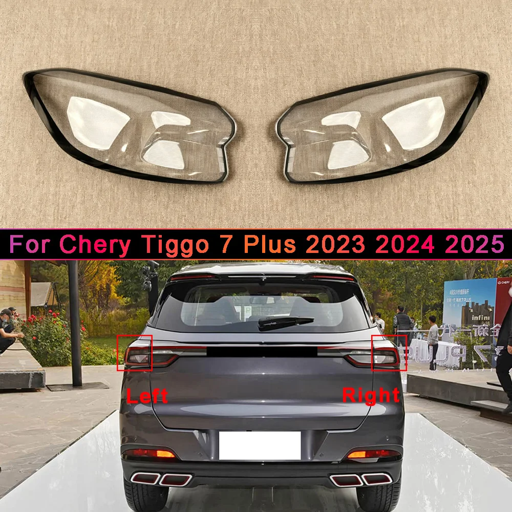 

Car Rear Taillight Shell Brake Lights Shell For Chery 2023 2024 2025 Tiggo 7 Plus Replace Auto Rear Shell Cover Mask Lampshade