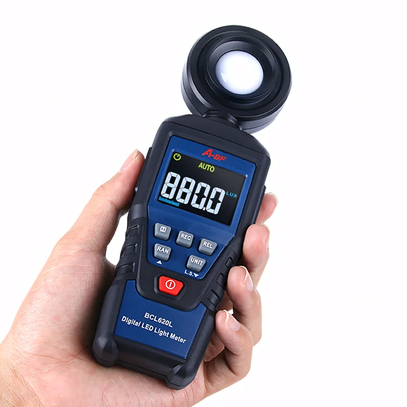 A-BF BCL620L Digital Photometer Illuminometer Max Min Brightness Tester Luxmeter Photography Lighting Test Flow Light Meter