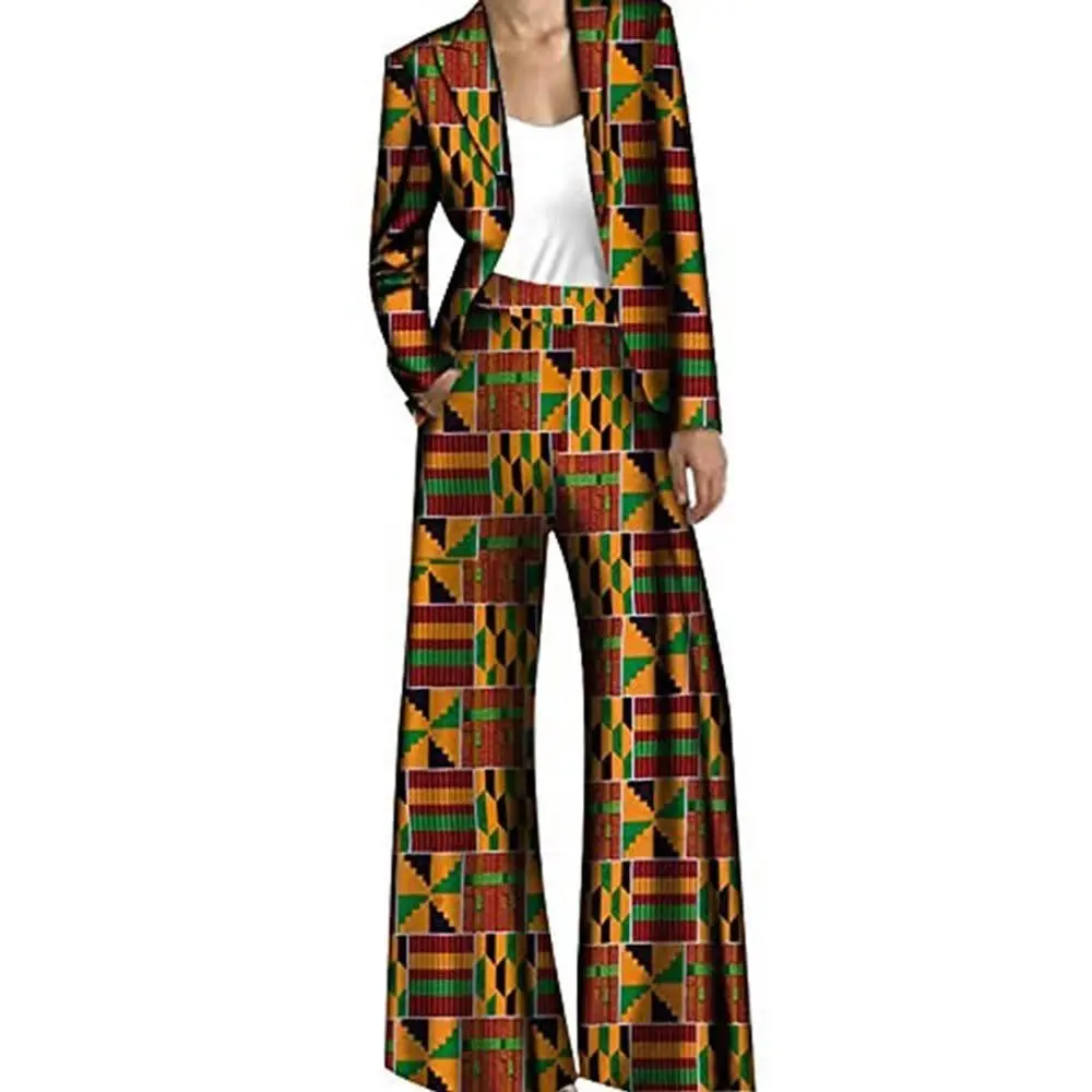 

European And American Style Creative Cross-Border Spring And Autumn Suit Long Sleeved Pants Suit Set WholesaleWL008+MR7