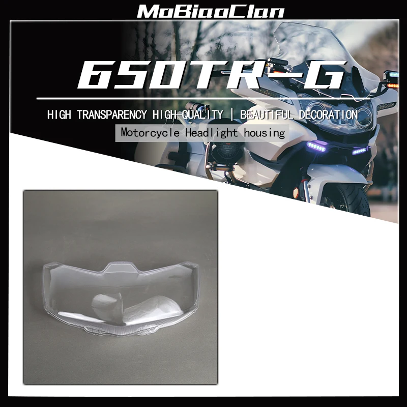 

For CFMOTO 650TR-G 650TR G 650tr g Motorcycle modification headlight accessories headlight lampshade headlight glass housing