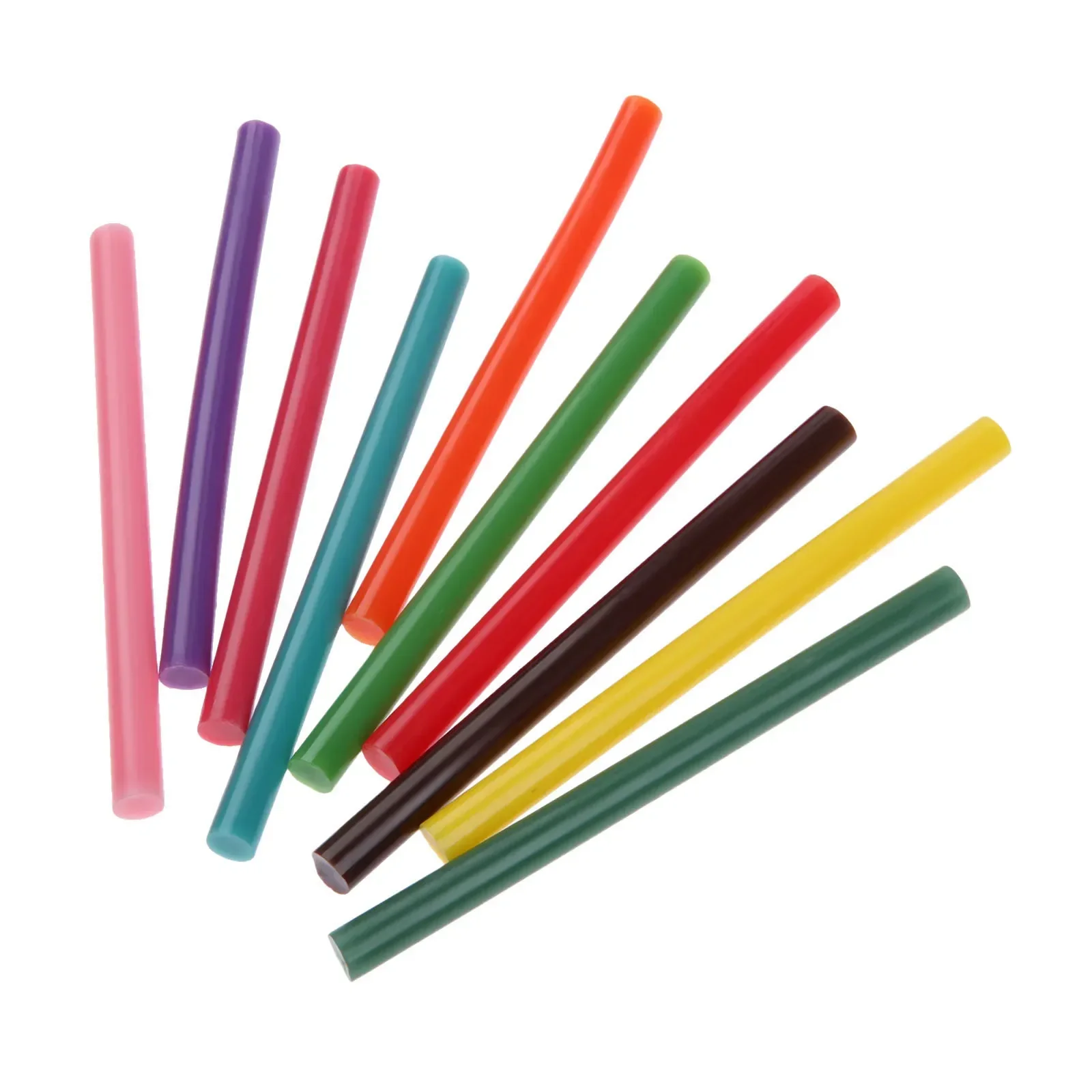 DRELD 50Pcs 7x100MM DIY Hot Melt Glue Stick Adhesive Colorful For Electric Glue Gun Car Audio Craft Repair Sealing Wax Stick