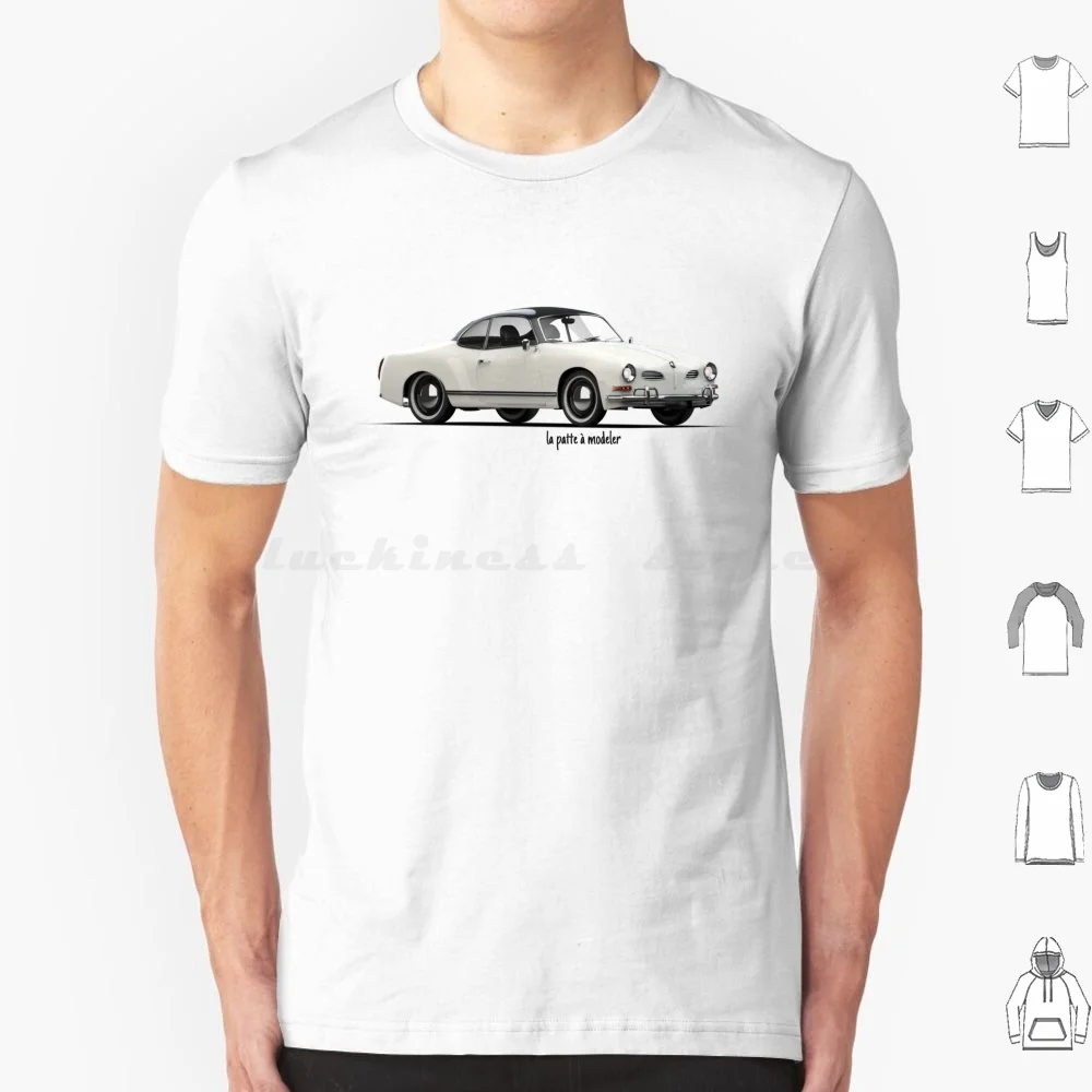 Karmann Ghia T Shirt Cotton Men Women DIY Print Karmann Ghia Car Because 3d Automobile Self Carro Lapatteamodeler Lpam