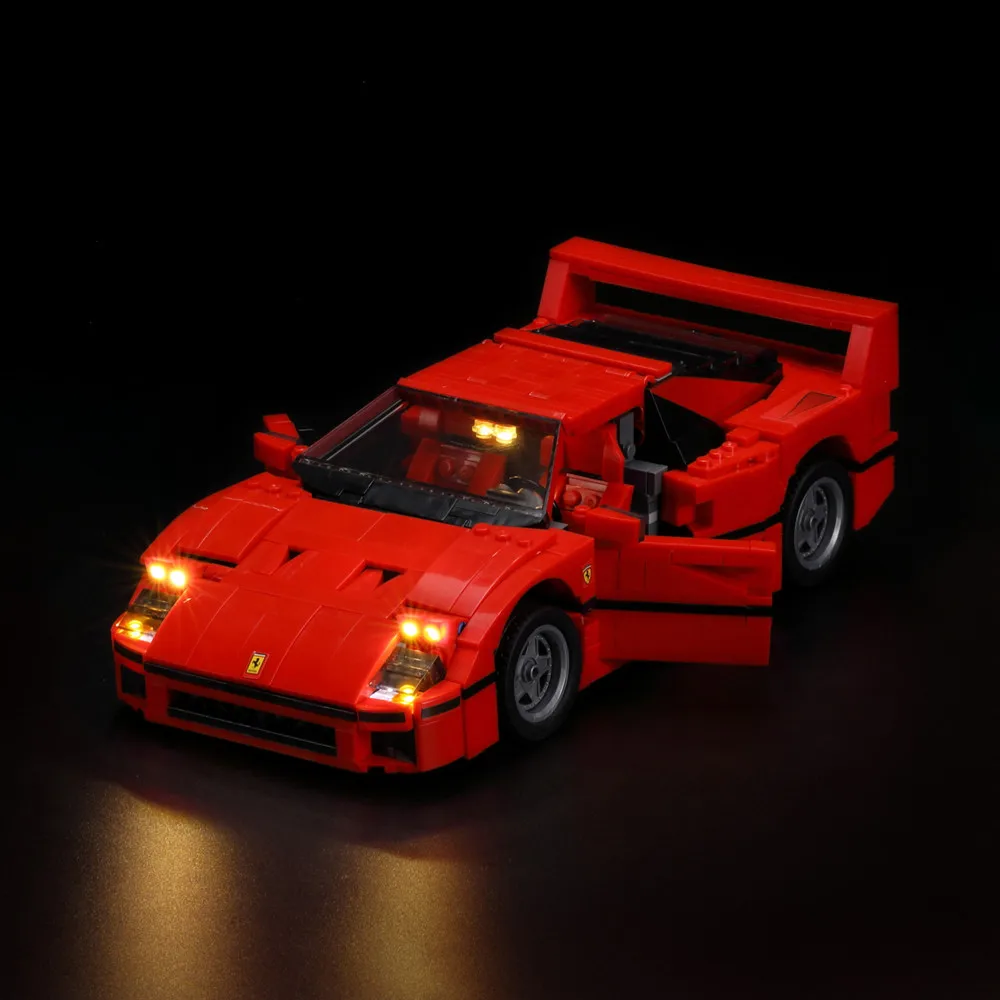 LED Light Up Kit  For Technic 10248 And 21004 Creator Series F40 Car DIY Toys Set (Not Included Building Blocks)