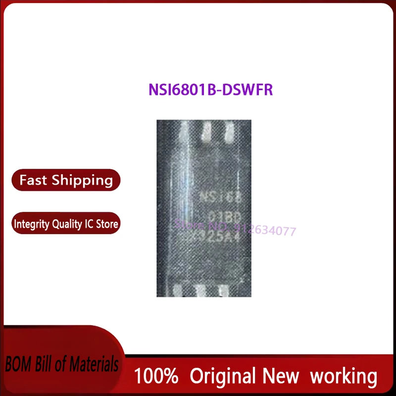 10PCS~100PCS/LOT NSI6801B-DSWFR NSi6801BD NSi68 SOW6 New original stock