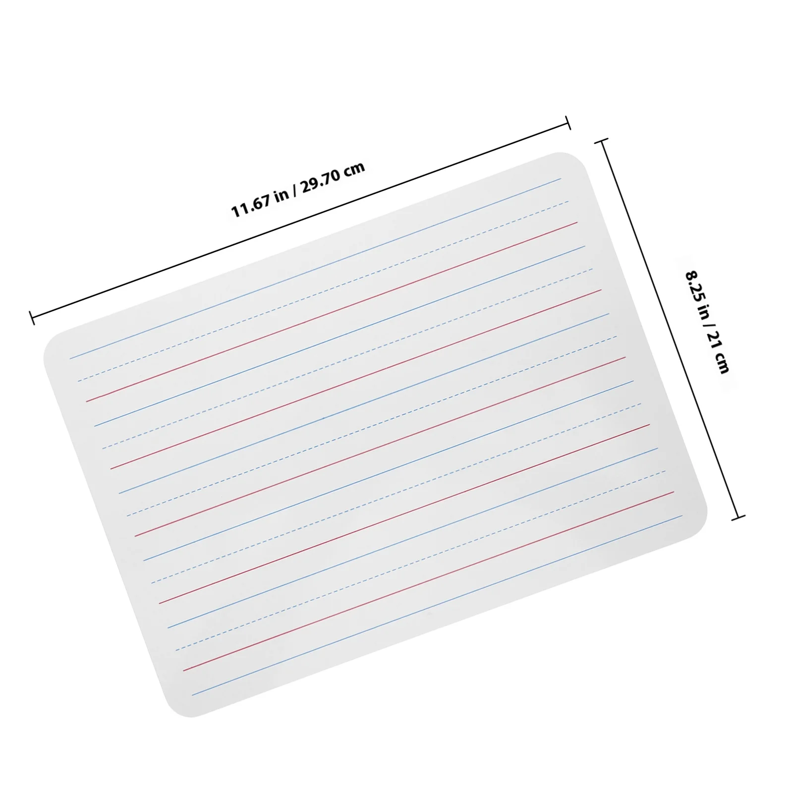 سبورة بيضاء صغيرة مبطنة محمولة للمسح الجاف للأطفال تعلم لوحة الكتابة على الوجهين للفصول الدراسية والمكتب تستخدم لوحة المسح الجاف للأطفال