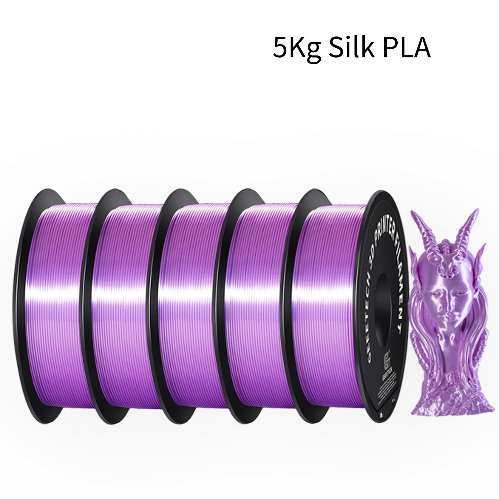 

GEEETECH 5 рулонов 3D шелковой PLA-нить 1 кг/рулон 1,75 мм катушка для 3D-принтера Материал, безопасность, вакуумная упаковка, специальный цвет