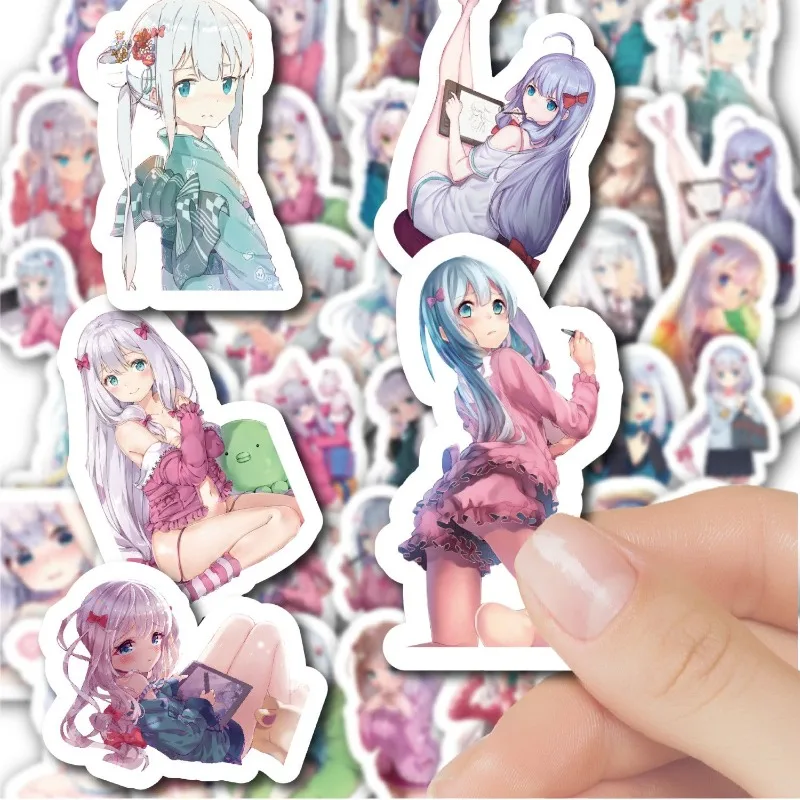 50pcs Cartoon Personality ‌Izumi Sagiri Creative Graffiti Decorative Stickers