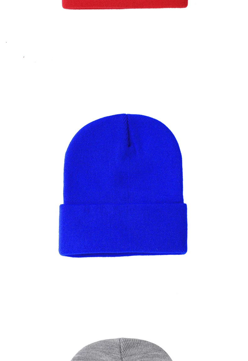 Individuell besticktes Logo Unisex-Beanie-Mütze, randlose Freizeitmütze für Herren, winterkältebeständige warme Strickmütze, Damenmütze – Detail 10