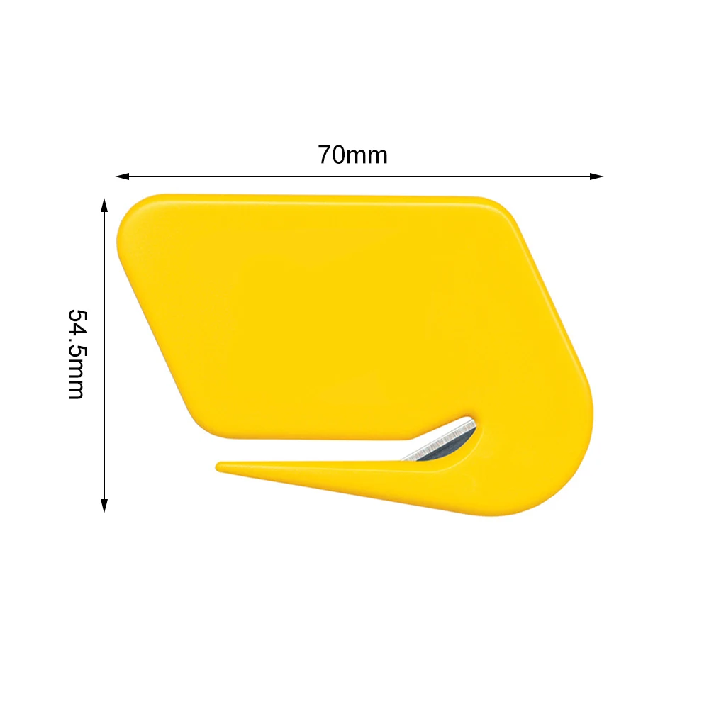 1Pc Plastic Mini Letter Knife Mail Envelope Opener Safety Paper Guarded Cutter