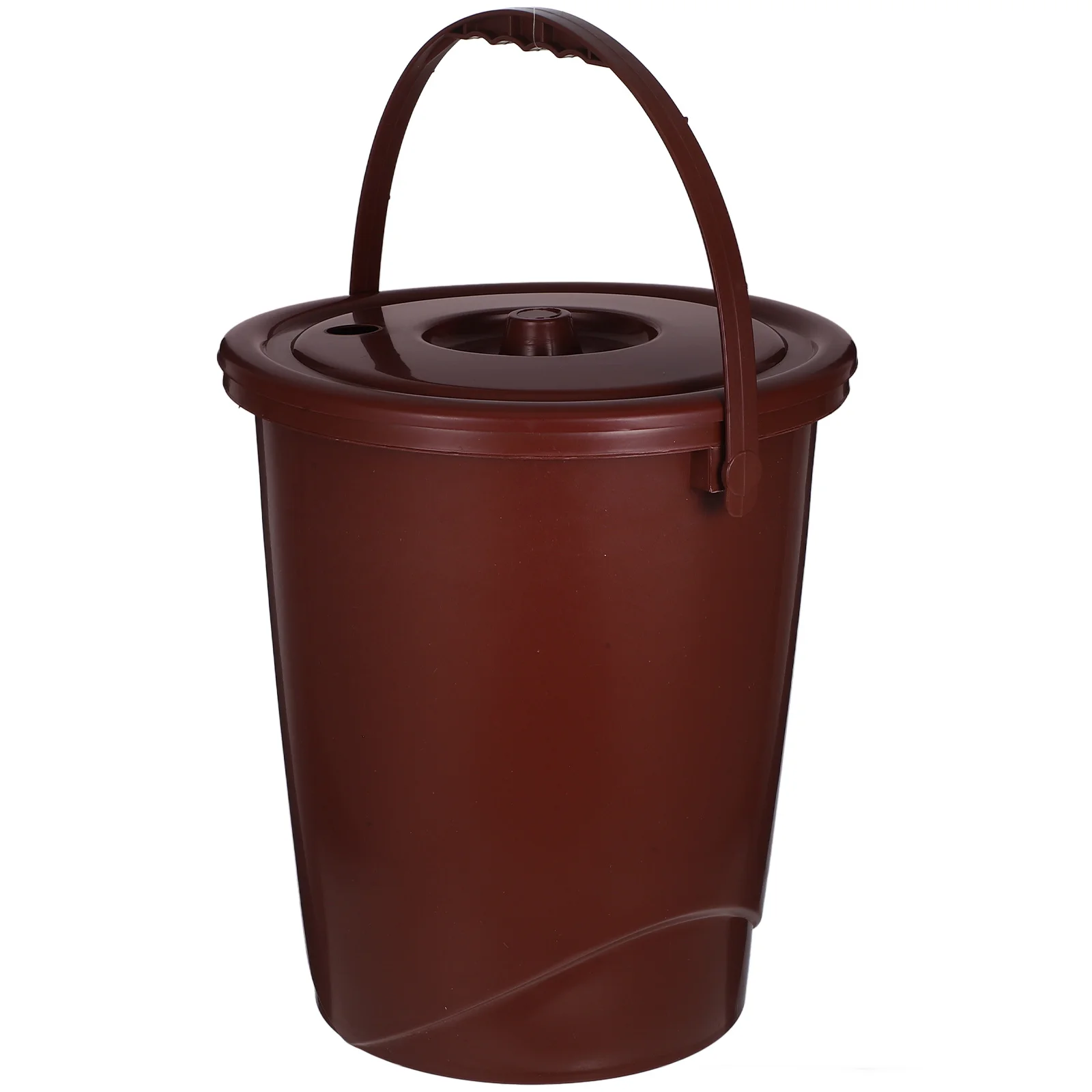 

Tea Dregs Bucket Trash Can Waste Paper Basket Bathroom Swing Lid Office