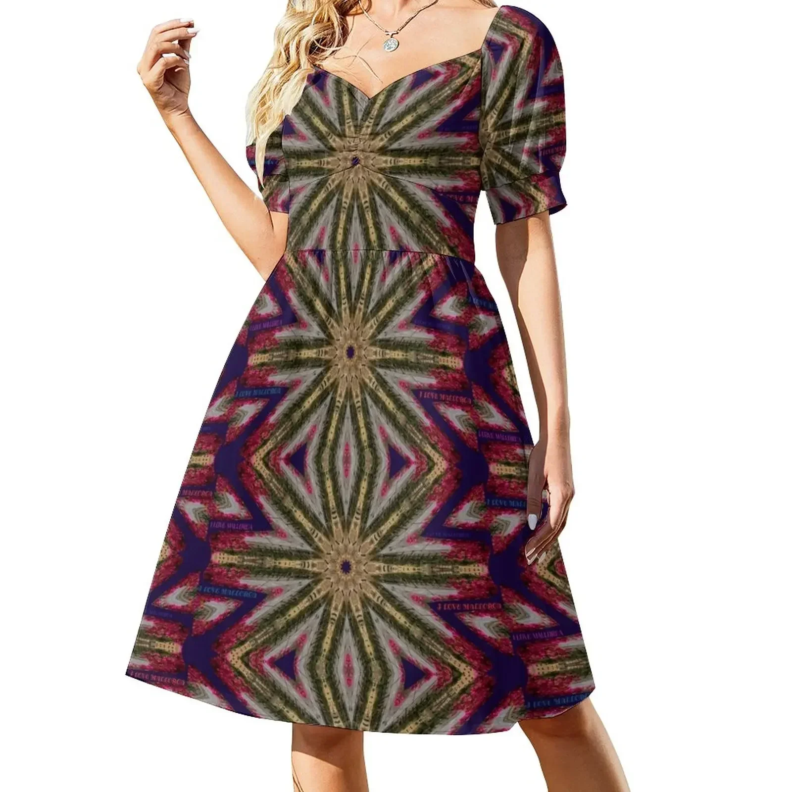 

I LOVE MALLORCA, Patterns Kaleidoscope Sleeveless Dress women dress dresses ladies 2025 summer Women's summer long dress