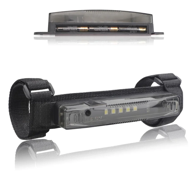 

3X UTV ATV Interior Light, Universal Roll Bar Mount LED Light Roof Top Lamp For Polaris RZR Can-Am Car Transparent Shell