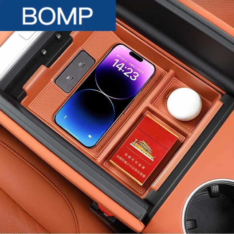 Fit For Lixiang L7 L8 L9 2022 2023 Car Styling Armrest Storage Box Under The Control Box Car Storage Interior Auto Accessories