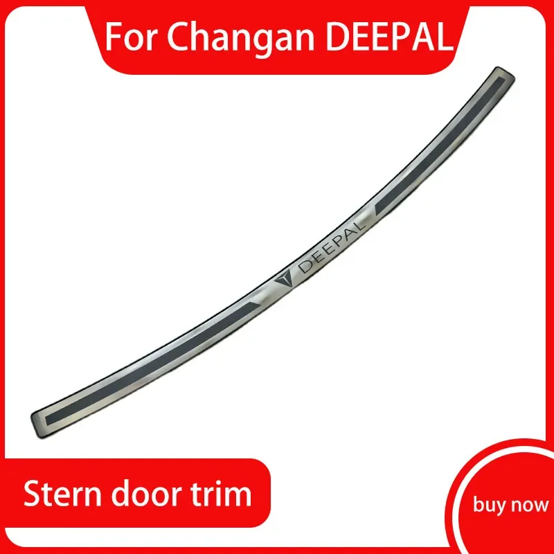 

Rear Bumper Protector Sill Trunk Rear guard Tread Plate Trim For Changan DEEPAL SL03