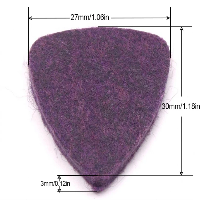 1 Piece Multiple Colors Felt Ukulele Special Pick,  Cute Thumb Dedicated Pick