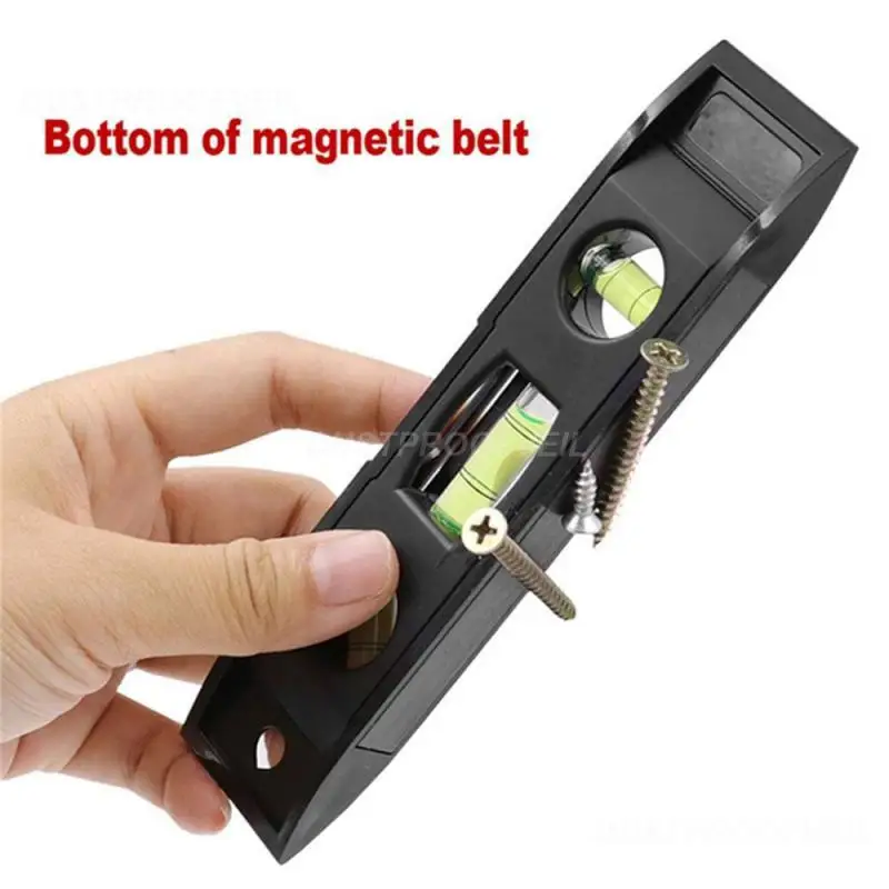 1~10PCS Durable Spirit Level 6 Inch Small Three-purpose Level Level 150mm Horizontal Bubble Tube Magnet Bubble