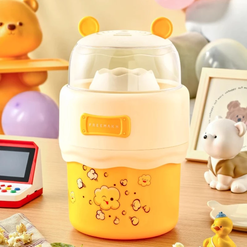 Машина для попкорна, автоматическая бытовая машина для подарка на день рождения на день рождения, без сахара, машина для попкорна с цветами, новая