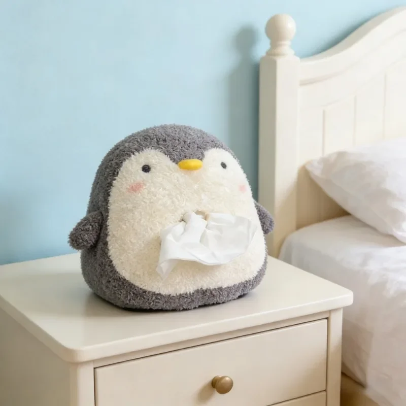 

Портативный автомобильный органайзер для салфеток в виде плюшевых животных, держатель для салфеток на спинку сиденья/подлокотник, коробка для салфеток, аксессуар для ежедневного использования в автомобиле