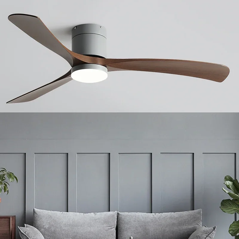 

Nordic Low Floor Fan Lights Room Restaurant Modern Simplicity DC Remote Control Indoor Ceiling Fan 110V 220V Electric Fans