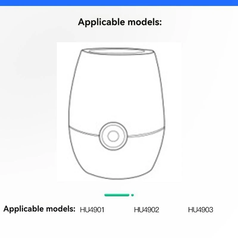 Penjualan terlaris 3 buah HU4101 Filter pengganti Humidifier untuk HU4901/HU4902/HU4903 Filter pelembap udara untuk kamar tidur kantor