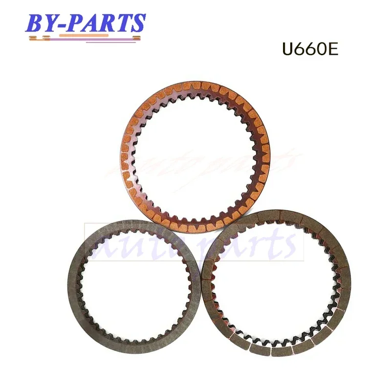 Car Accessories U660 U660E Transmission Clutch Discs Repair Kit For TOYOTA 6 Speed Friction Plates