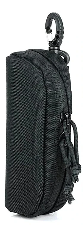 Tactische MOLLE-brillenkoker: 1000D nylon, schokbestendig, draagbaar – geschikt als jachtbrillenbox en zonnebrillenkoker voor buiten