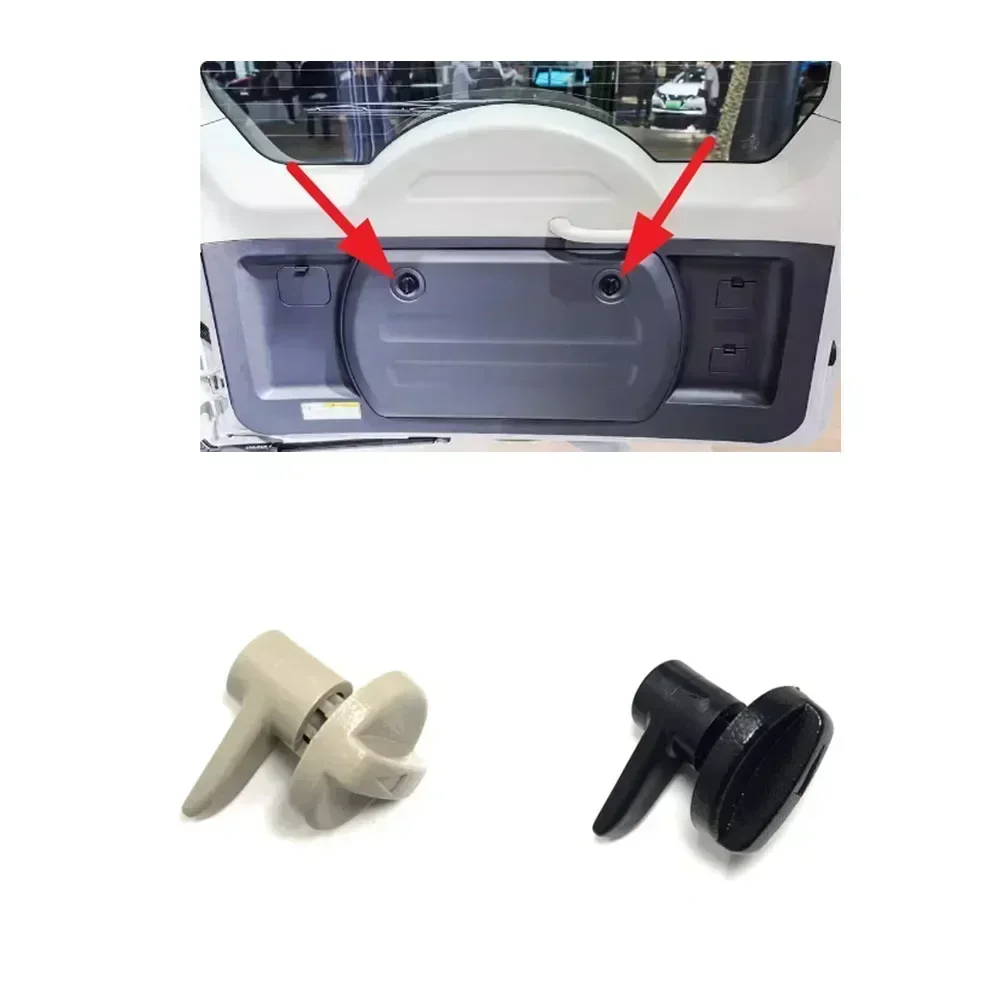 2 Pcs Black or Beige Tail Door Hook with Knob for Pajero V90 V80 Tooling Hole Cap Knob for Montero V70 Back Trim Cover MR655328